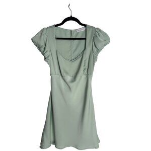 NWT All In Favor Small Mint Green Mini Dress Polyester & Elastane